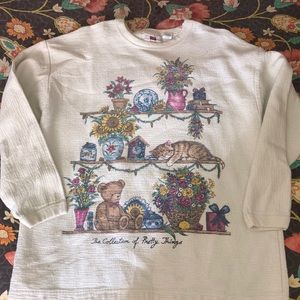 cute vintage look sweater